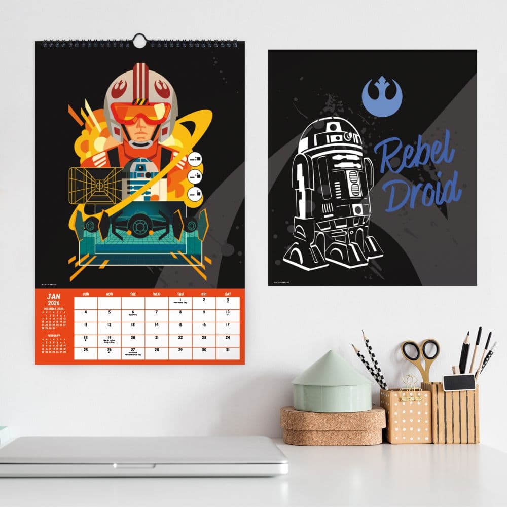 Star Wars Poster 2026 Wall Calendar Fourth Alternate Image