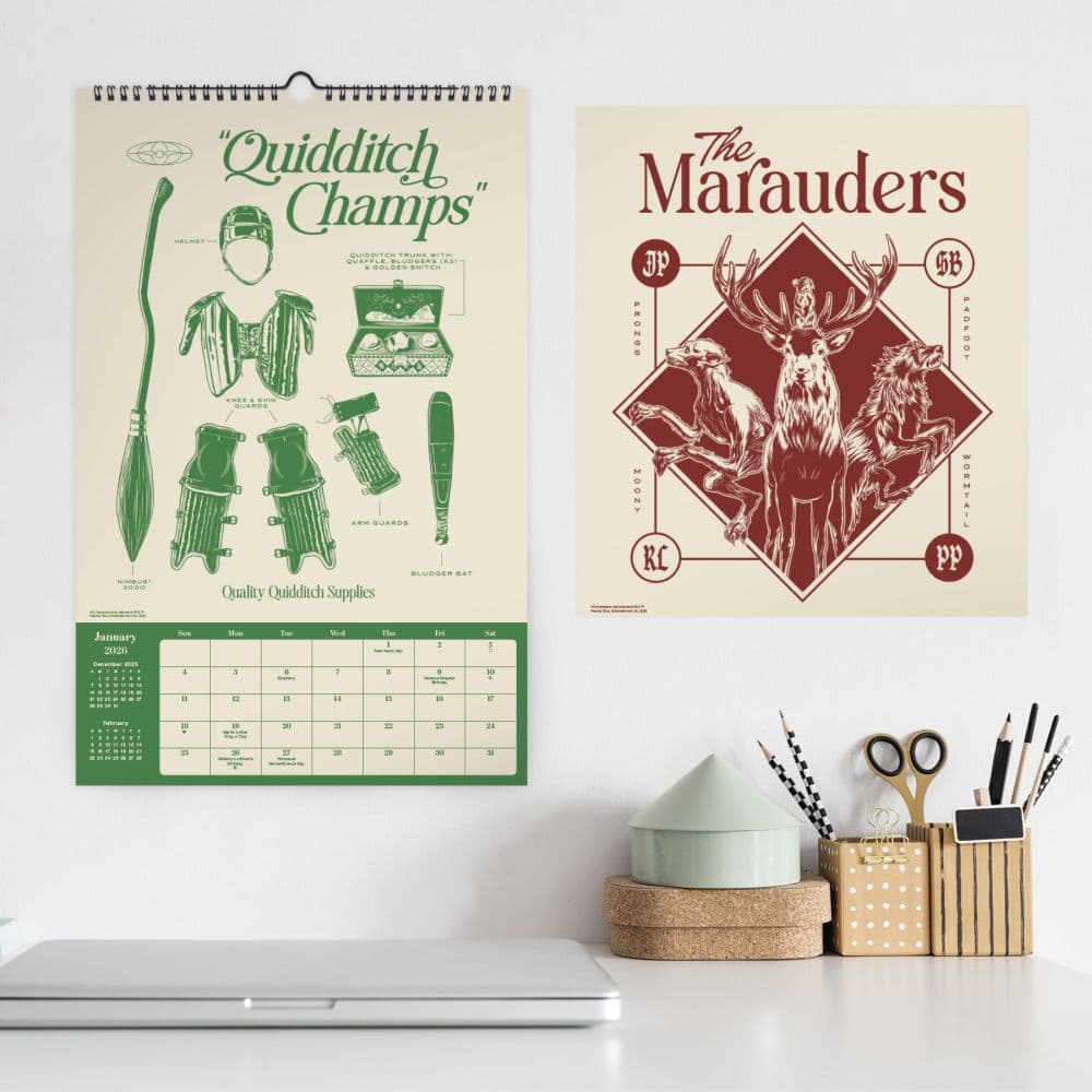 Harry Potter Poster 2026 Wall Calendar Fourth Alternate Image