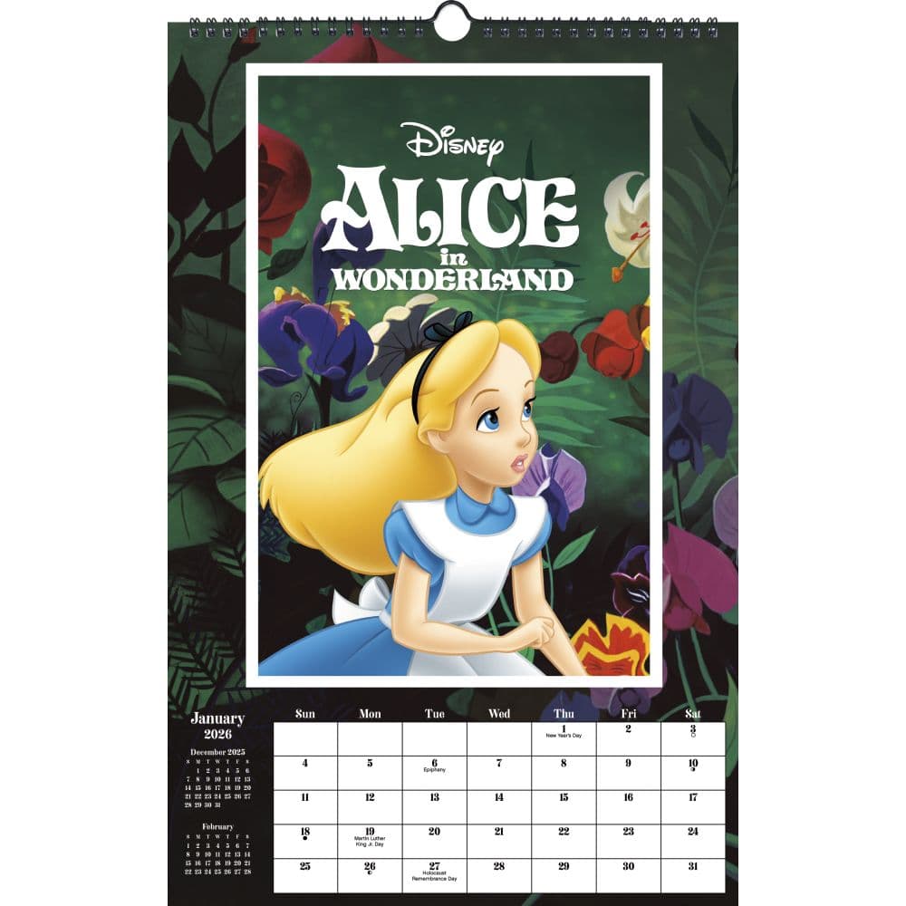 Disney Classic Poster 2026 Wall Calendar Second Alternate Image