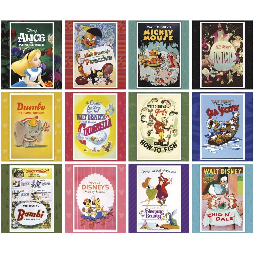 Disney Classic Poster 2026 Wall Calendar Sixth Alternate Image