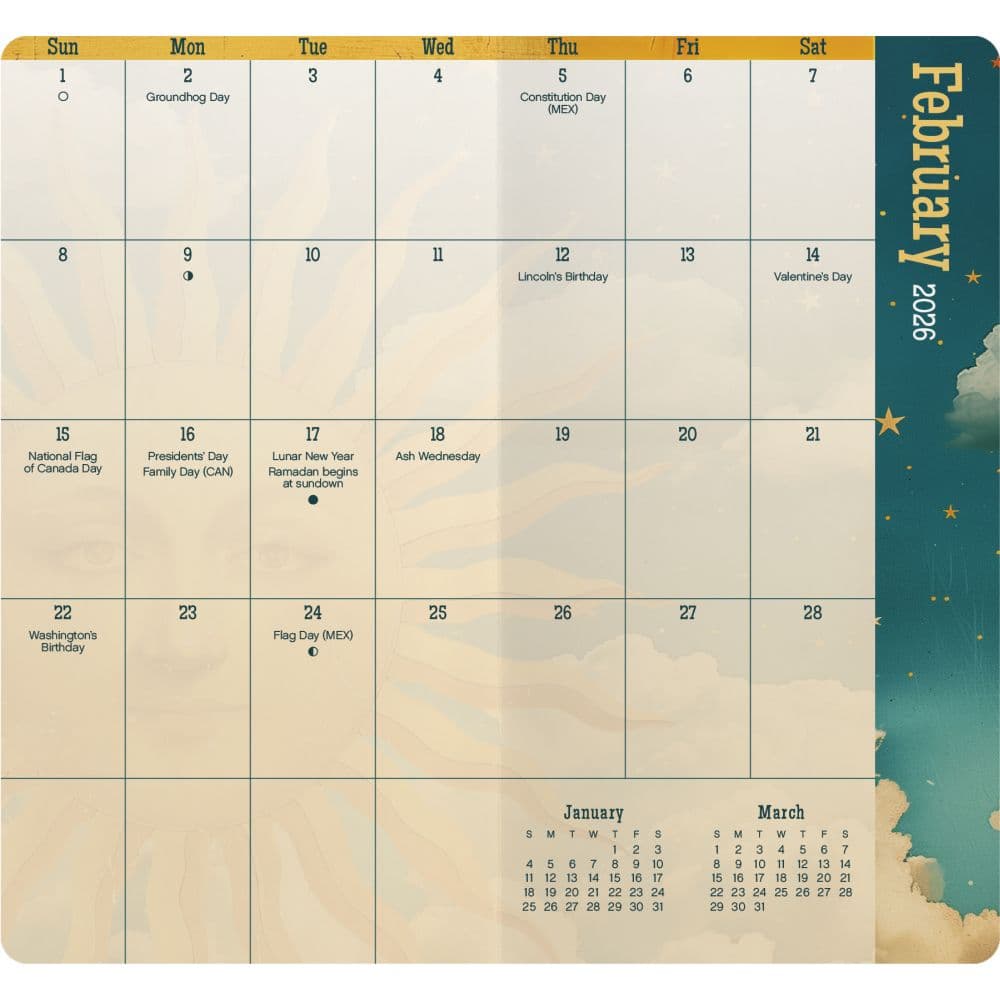 Celestial Pocket 2026 Planner Third Alternate Image