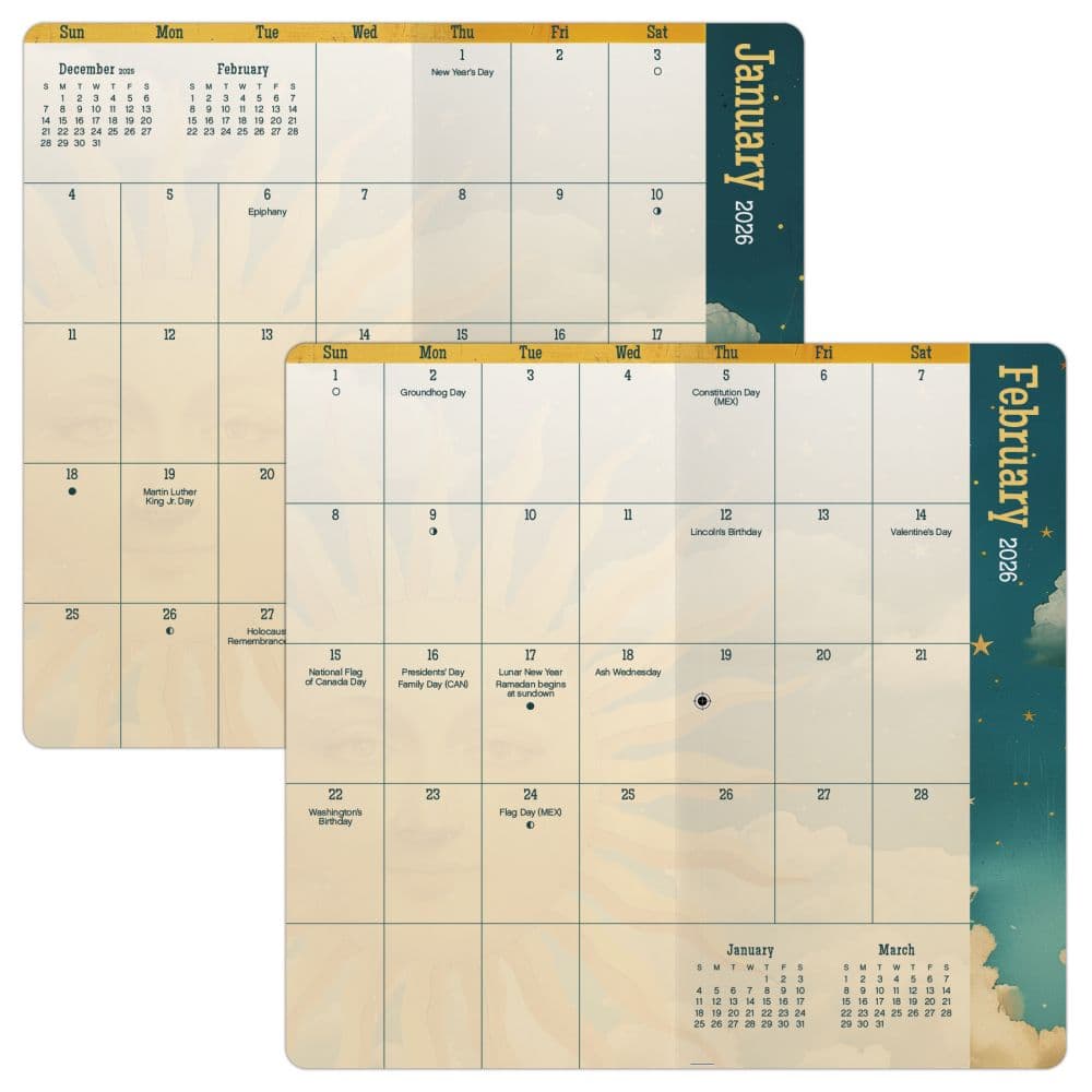 Celestial Pocket 2026 Planner Eighth Alternate Image
