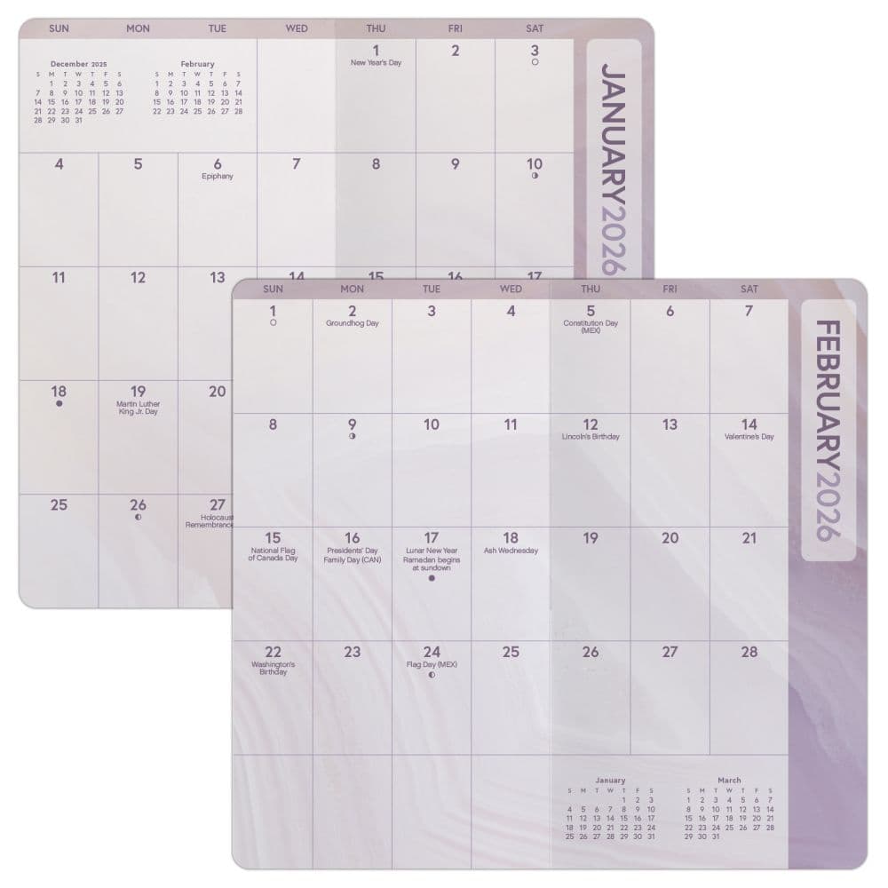 Marble Pocket 2026 Planner Eighth Alternate Image
