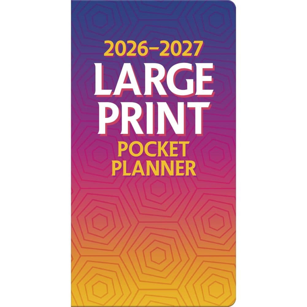 Large Print Pocket 2026 Planner Main Product Image