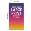 image Large Print Pocket 2026 Planner Seventh Alternate Image