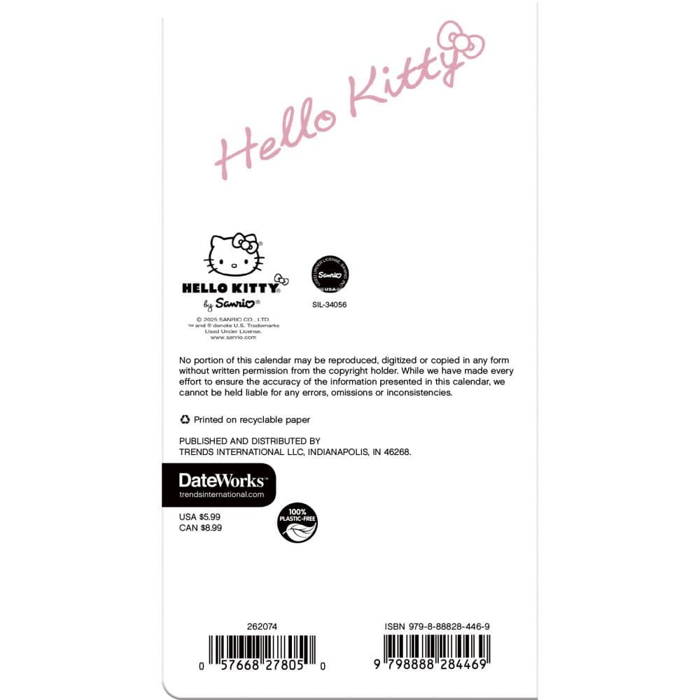 Hello Kitty Pocket 2026 Planner First Alternate Image