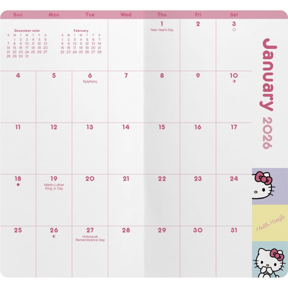 Hello Kitty Pocket 2026 Planner Second Alternate Image
