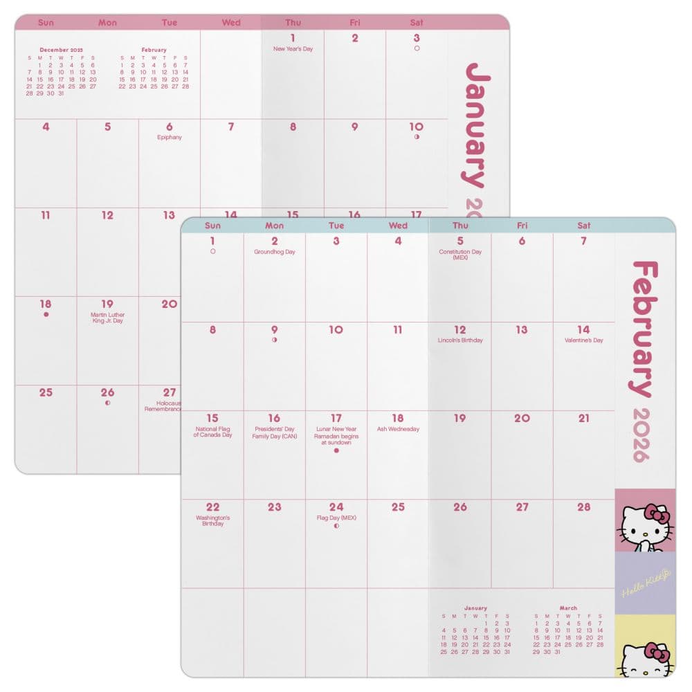 Hello Kitty Pocket 2026 Planner Eighth Alternate Image
