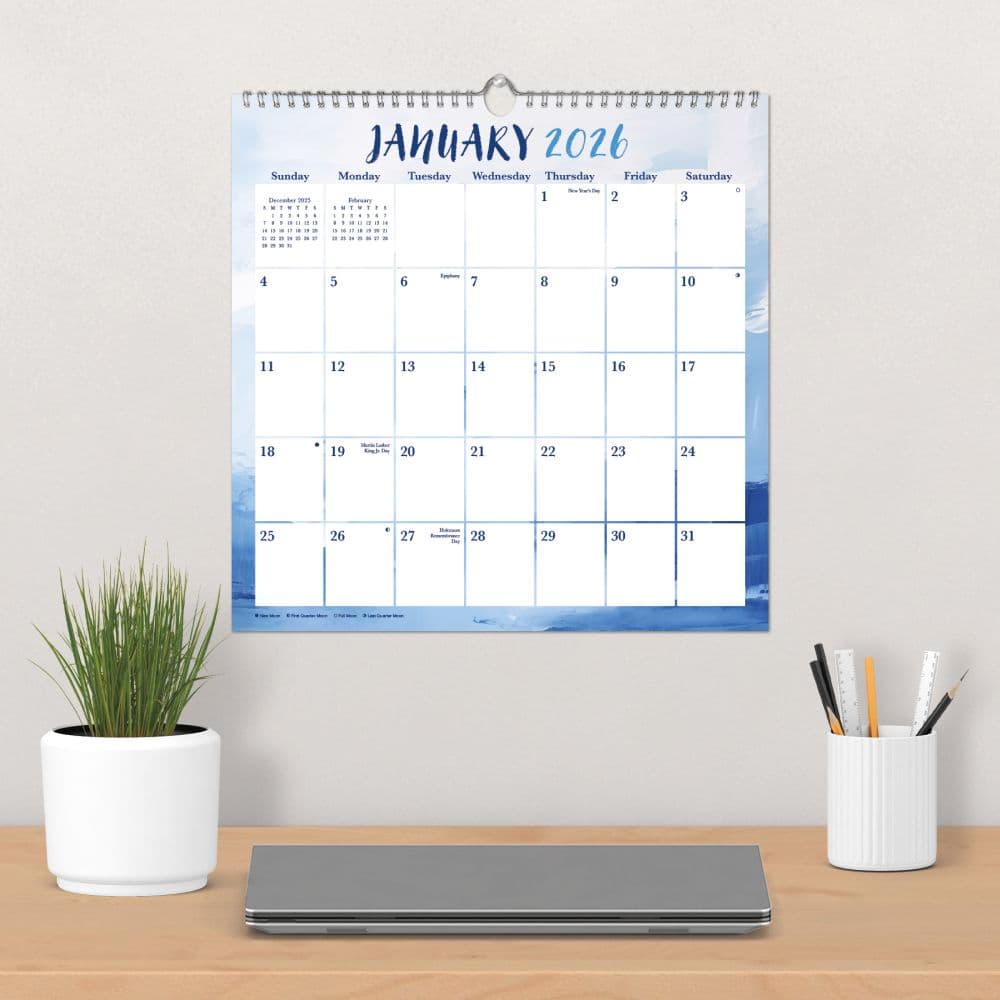 Marble Spiral 2026 Wall Calendar Third Alternate Image