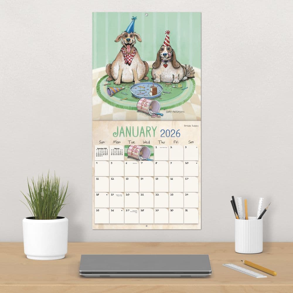 Patterson Dogs 2026 Wall Calendar Fourth Alternate Image