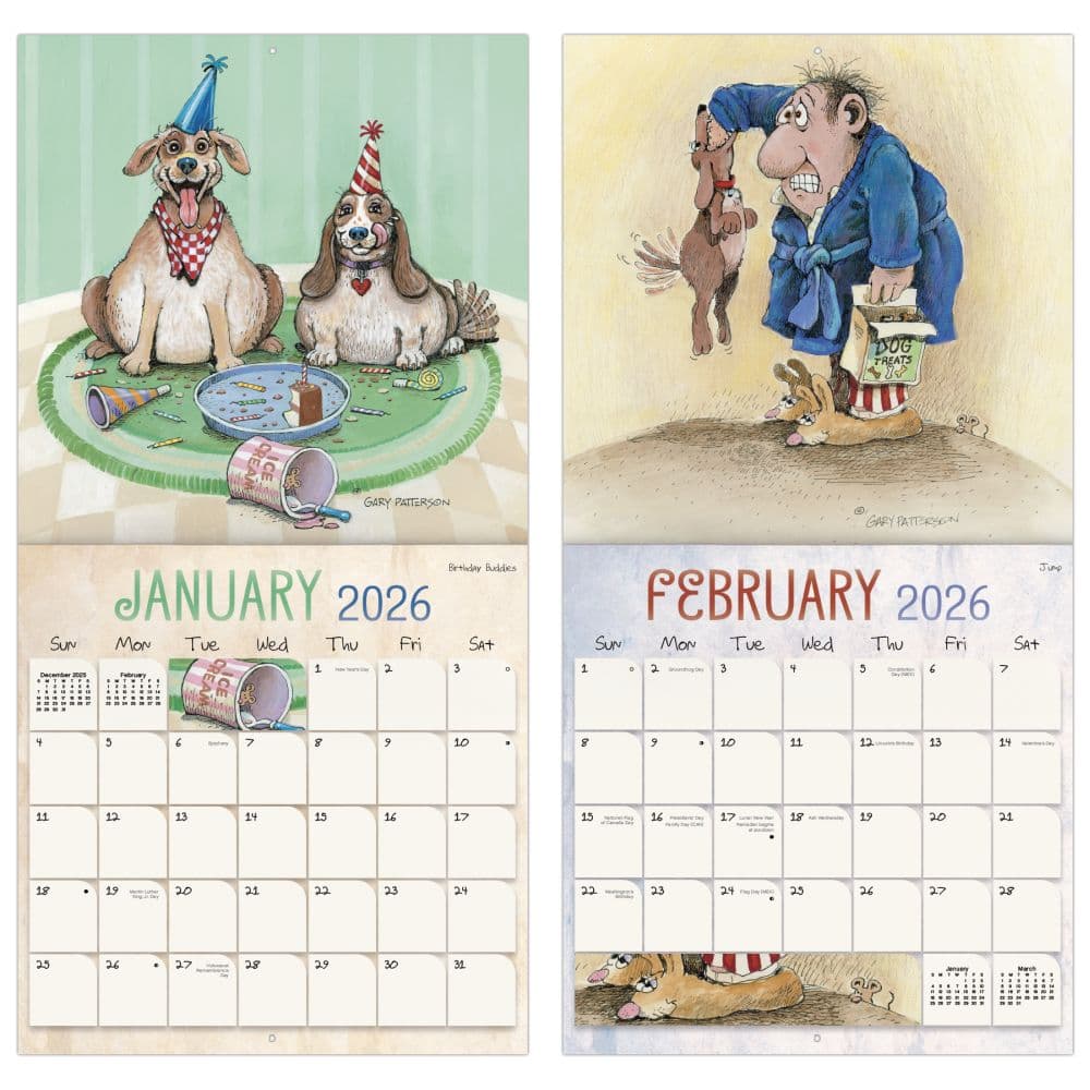 Patterson Dogs 2026 Wall Calendar Fifth Alternate Image