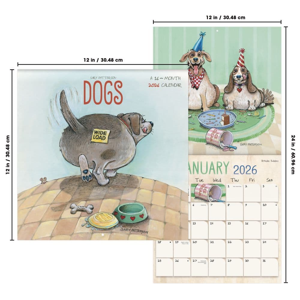 Patterson Dogs 2026 Wall Calendar Sixth Alternate Image
