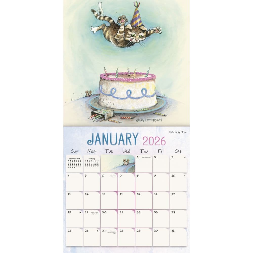 Patterson Cats 2026 Wall Calendar Second Alternate Image