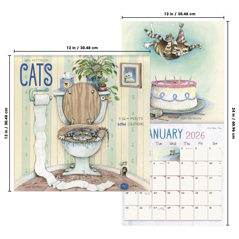 Patterson Cats 2026 Wall Calendar Sixth Alternate Image