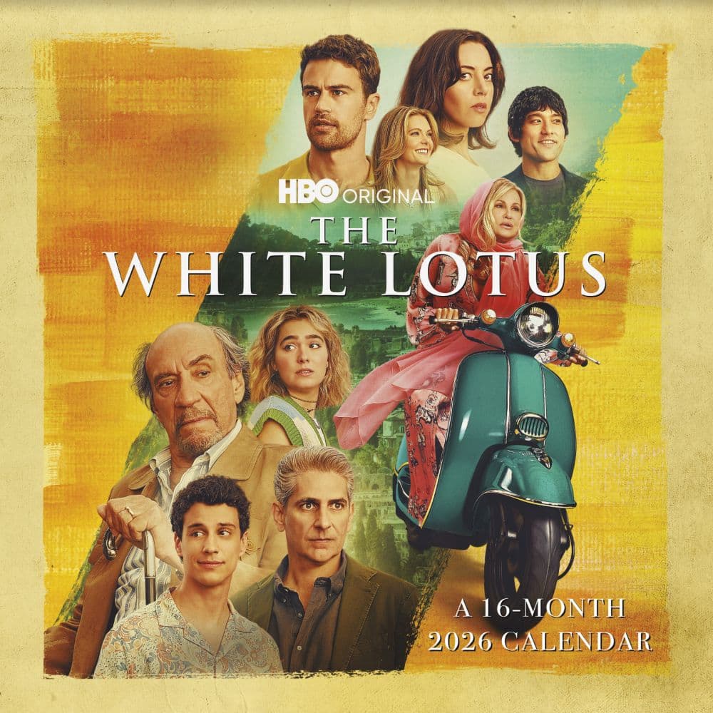White Lotus 2026 Wall Calendar Main Product Image