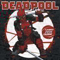 image Deadpool 2026 Wall Calendar Main Product Image
