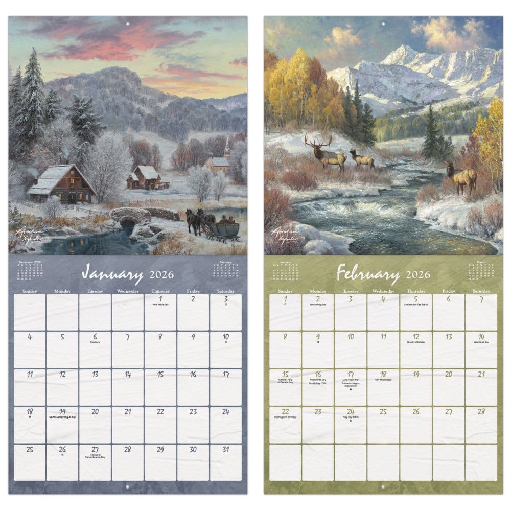 Country Road Hunter 2026 Wall Calendar Fifth Alternate Image