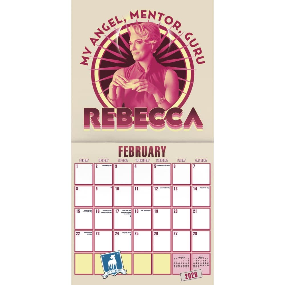 Ted Lasso 2026 Wall Calendar Third Alternate Image
