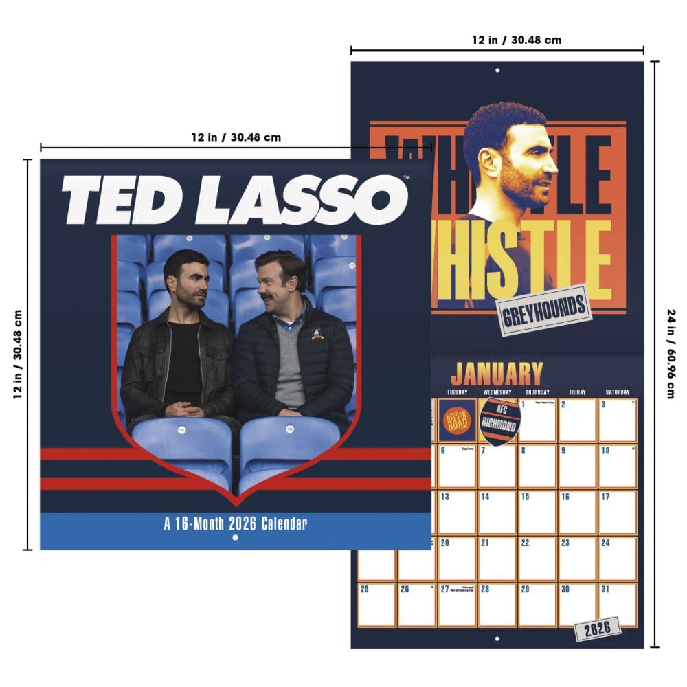 Ted Lasso 2026 Wall Calendar Sixth Alternate Image
