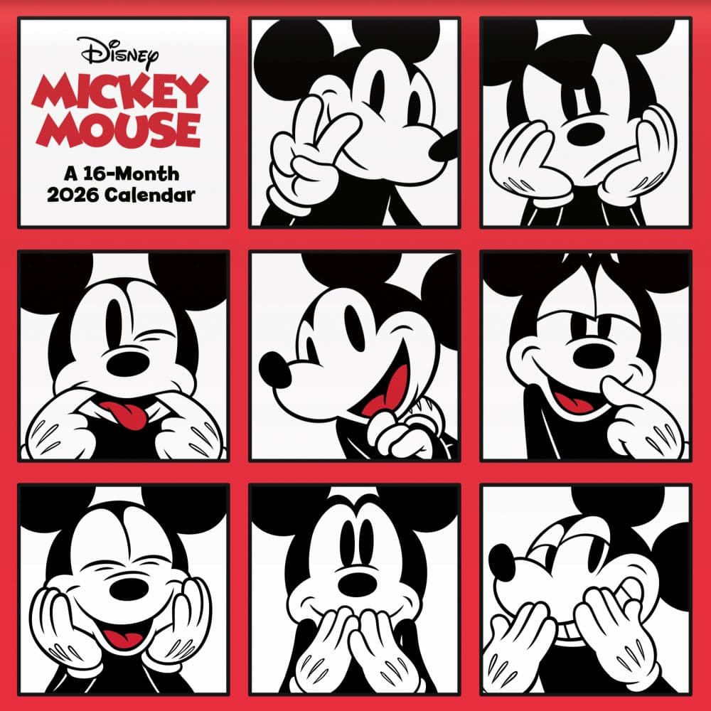 Mickey Mouse 2026 Wall Calendar Main Product Image