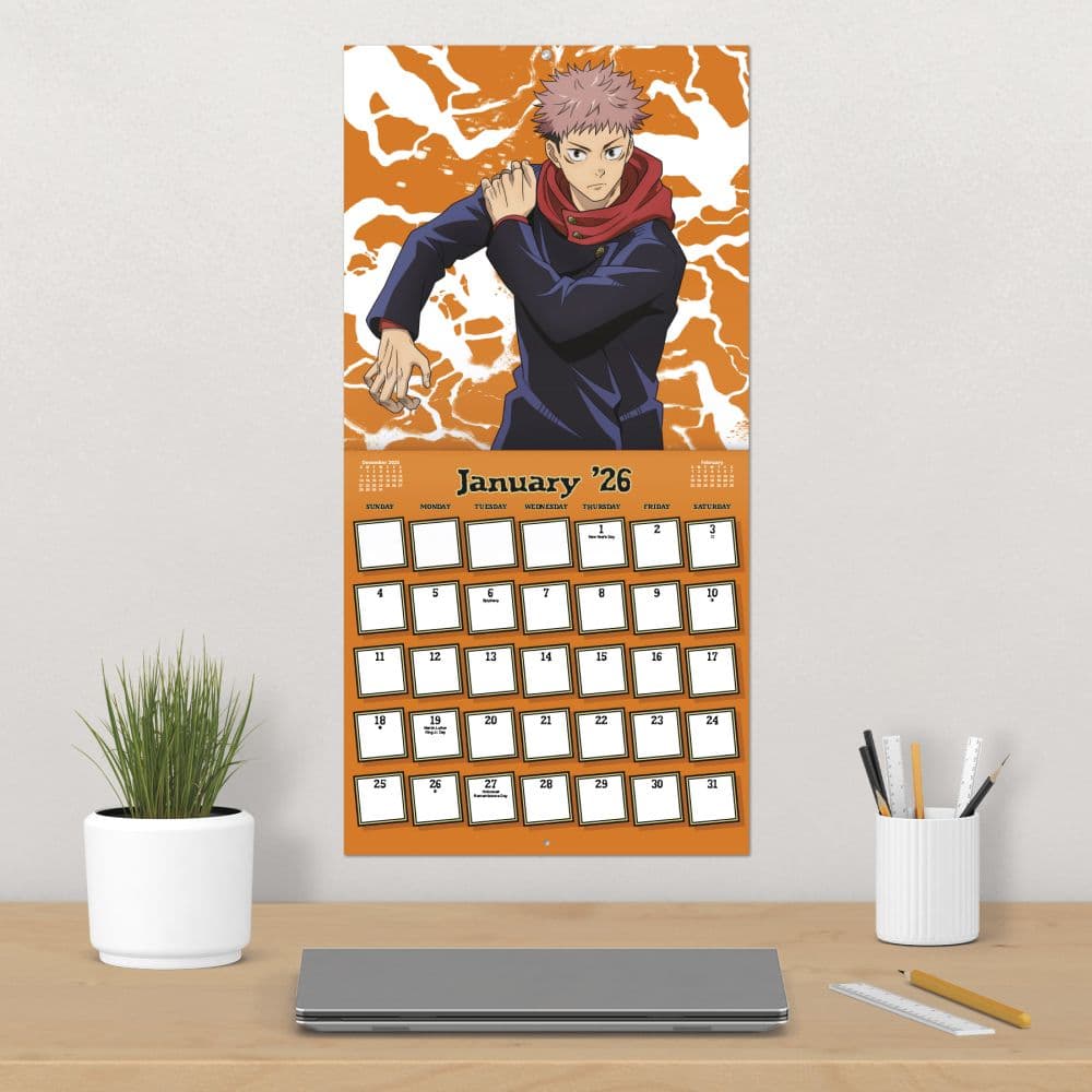 Jujutsu Kaisen 2026 Wall Calendar Fourth Alternate Image