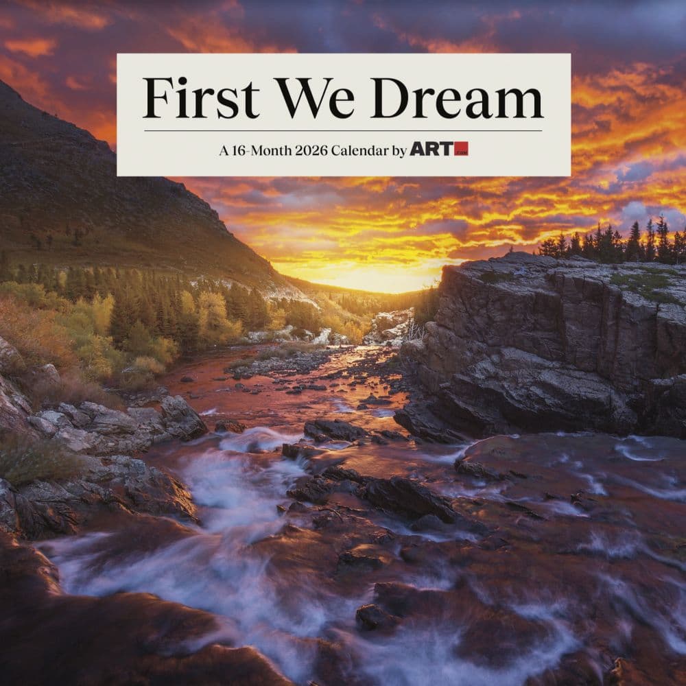 First We Dream 2026 Wall Calendar Main Product Image