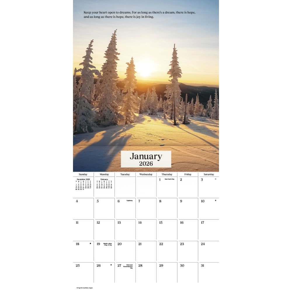First We Dream 2026 Wall Calendar Second Alternate Image