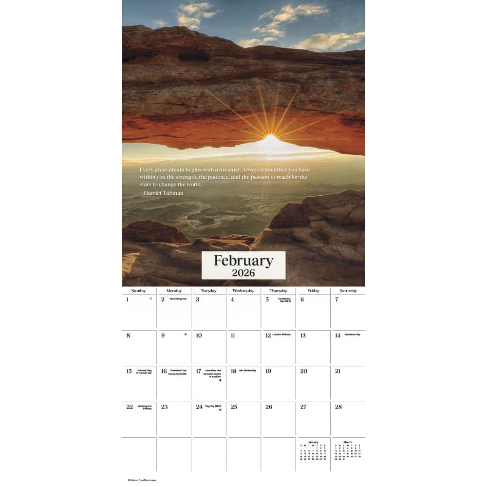 First We Dream 2026 Wall Calendar Third Alternate Image