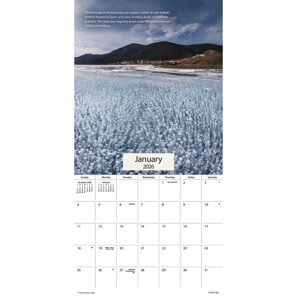 Elements Of Nature 2026 Wall Calendar Second Alternate Image