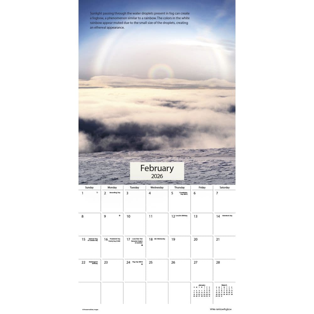 Elements Of Nature 2026 Wall Calendar Third Alternate Image