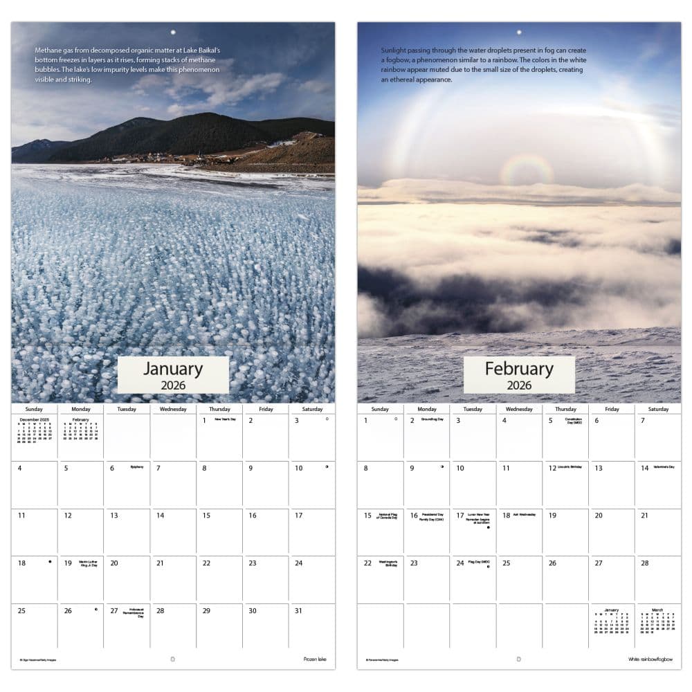 Elements Of Nature 2026 Wall Calendar Fifth Alternate Image