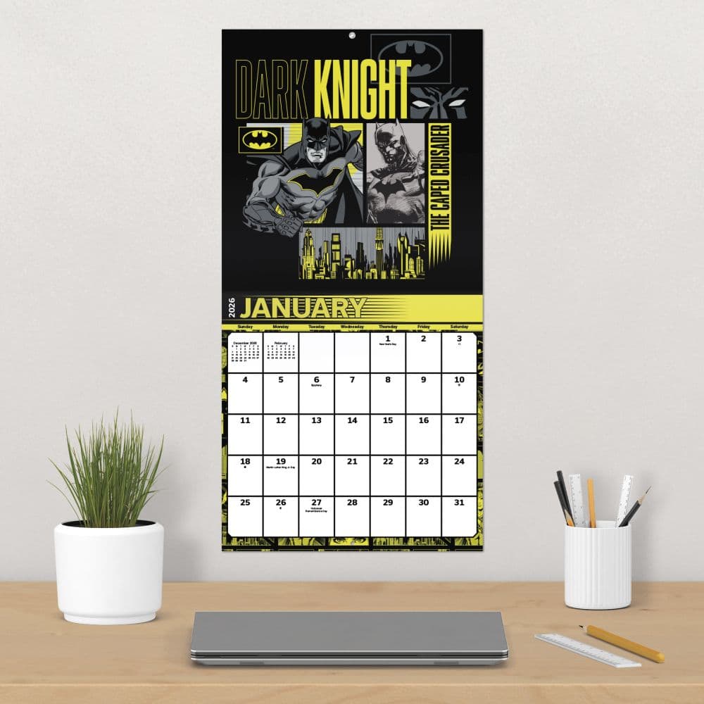 Justice League Classic 2026 Wall Calendar Fourth Alternate Image