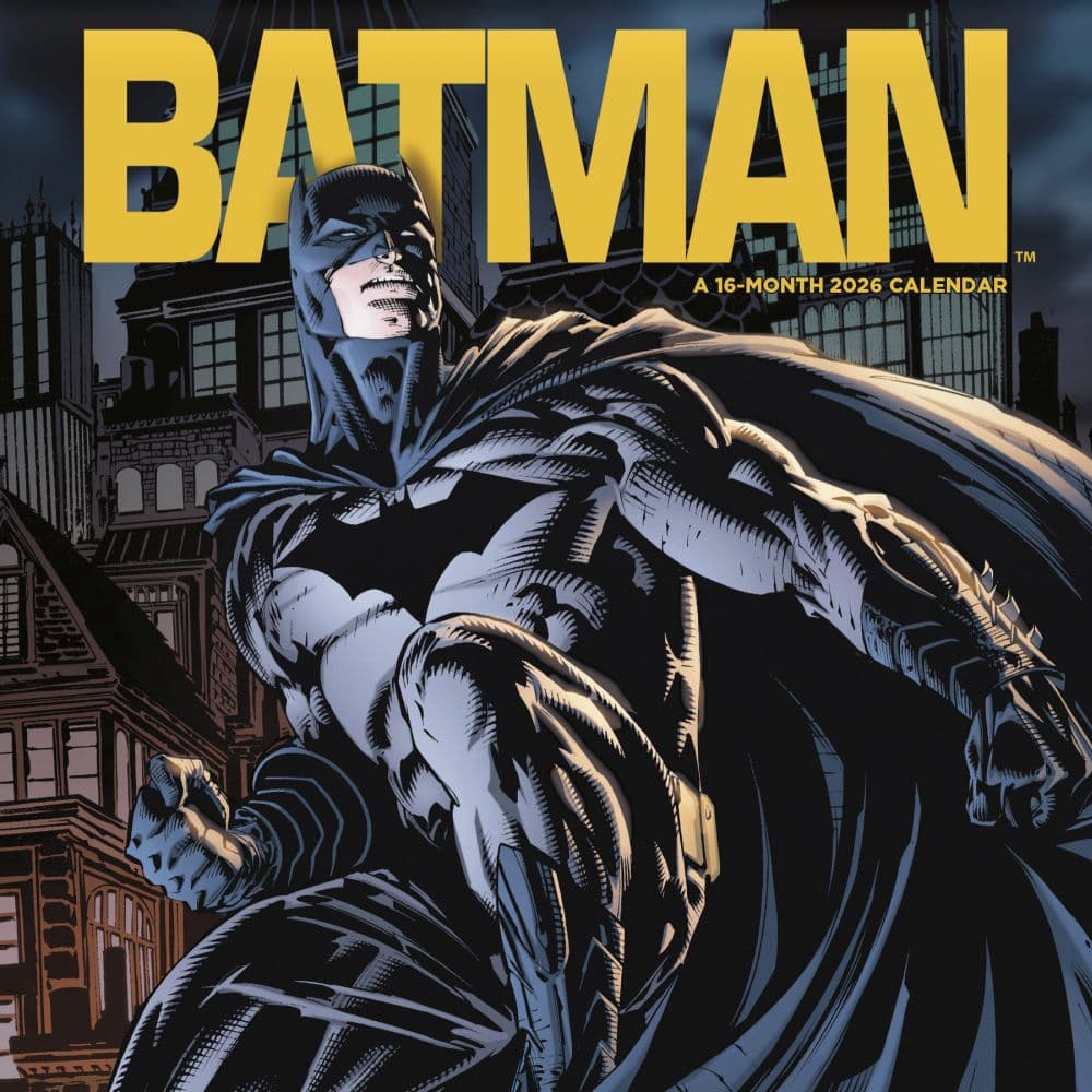 Batman 2026 Wall Calendar Main Product Image
