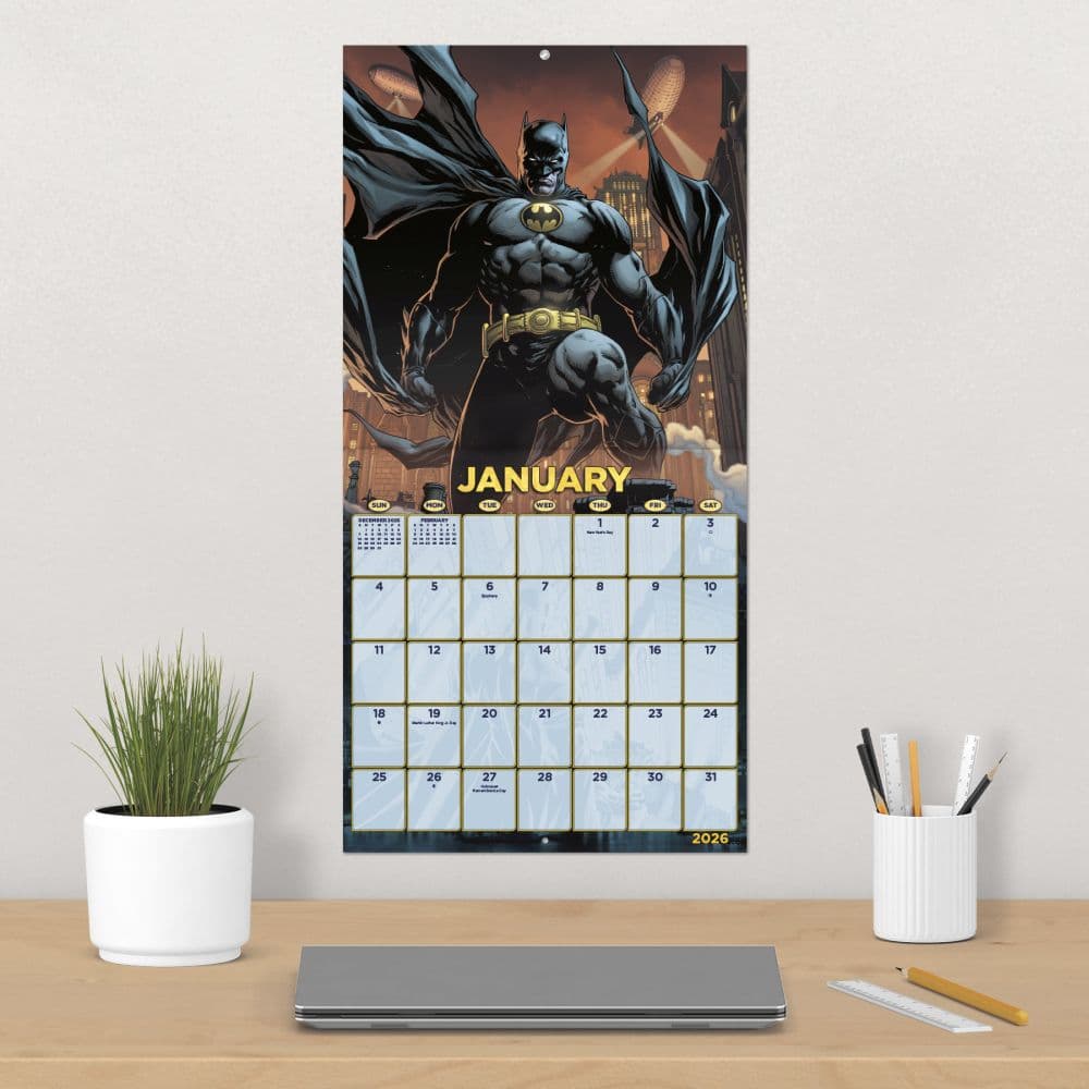 Batman 2026 Wall Calendar Fourth Alternate Image