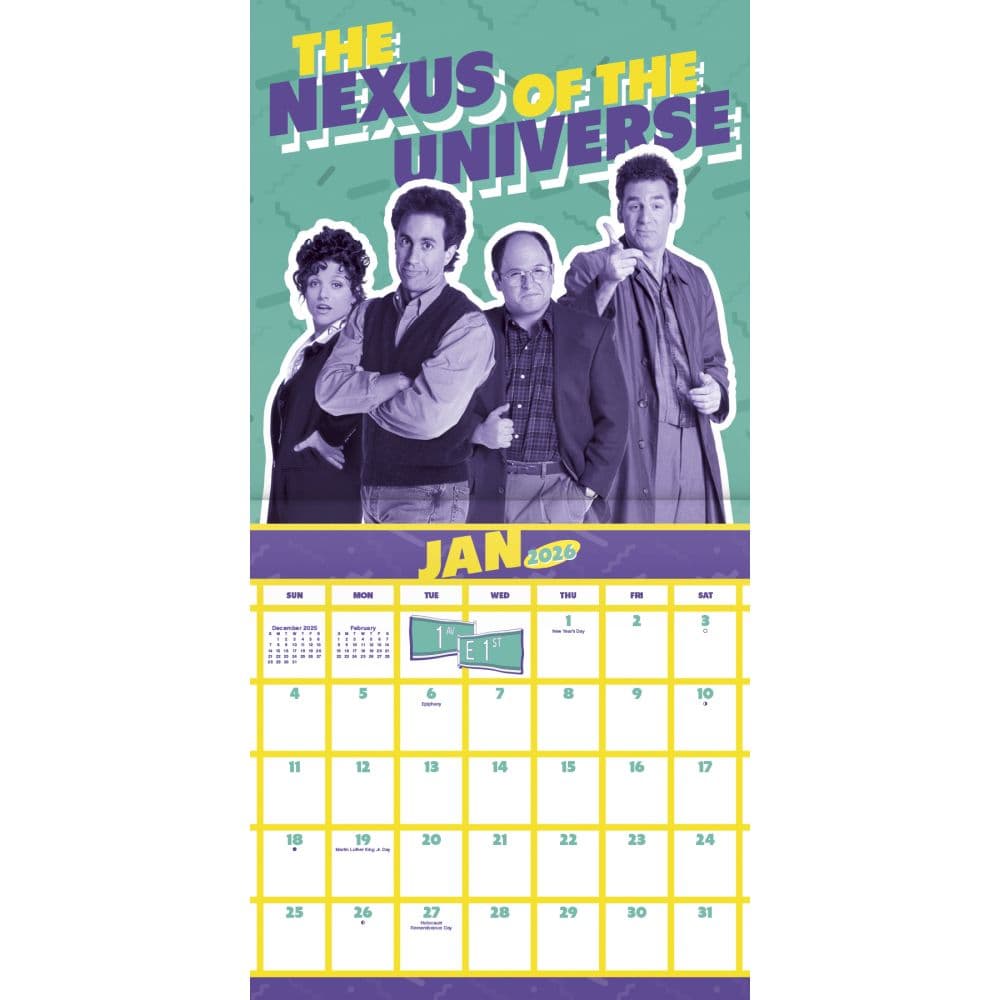 Seinfeld 2026 Wall Calendar Second Alternate Image