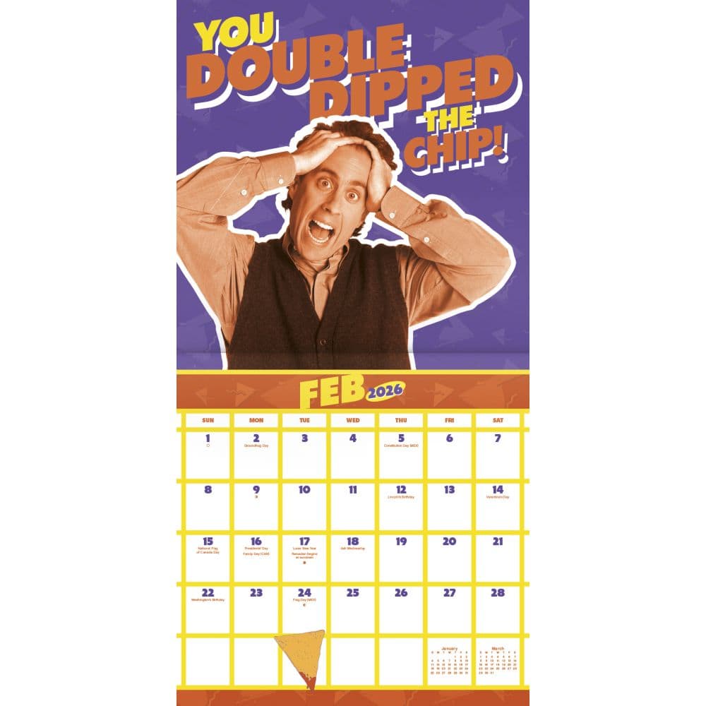 Seinfeld 2026 Wall Calendar Third Alternate Image