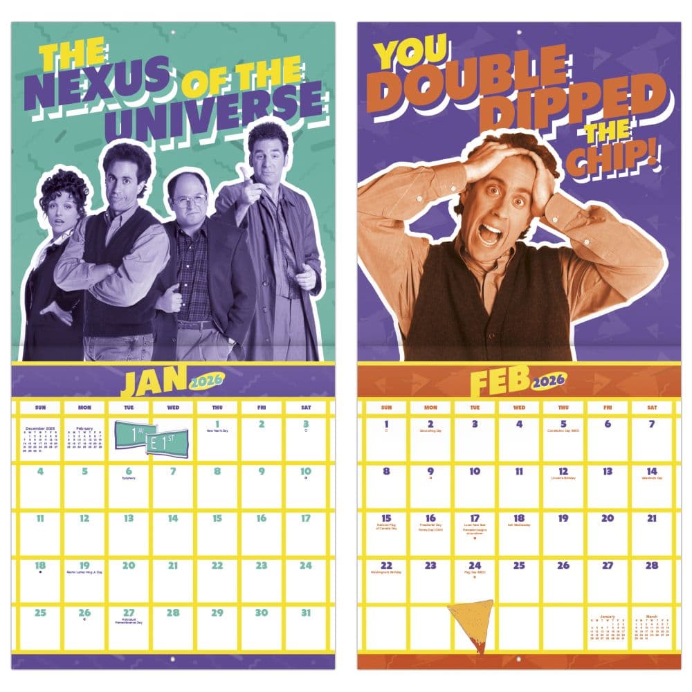 Seinfeld 2026 Wall Calendar Fifth Alternate Image