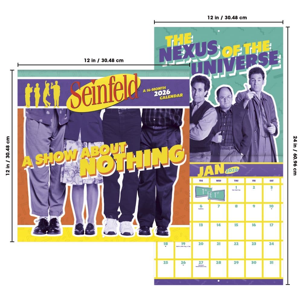 Seinfeld 2026 Wall Calendar Sixth Alternate Image
