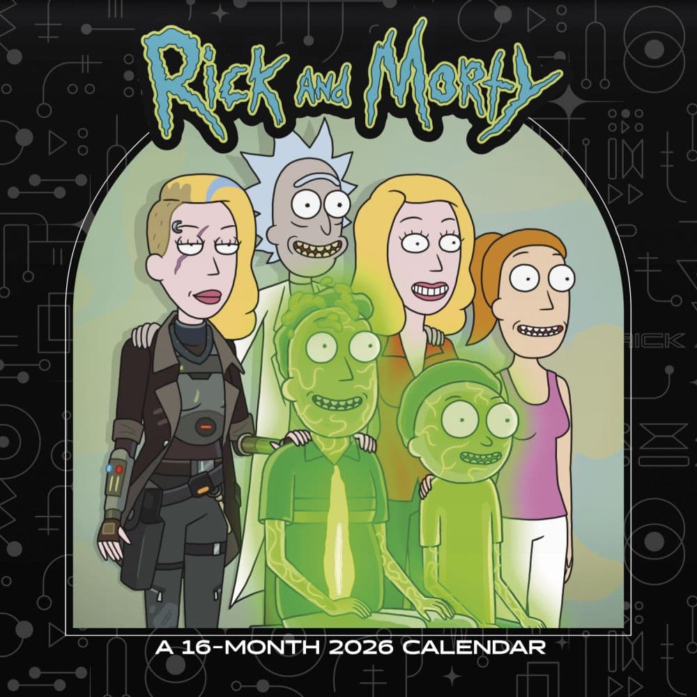 Rick and Morty 2026 Wall Calendar Main Product Image