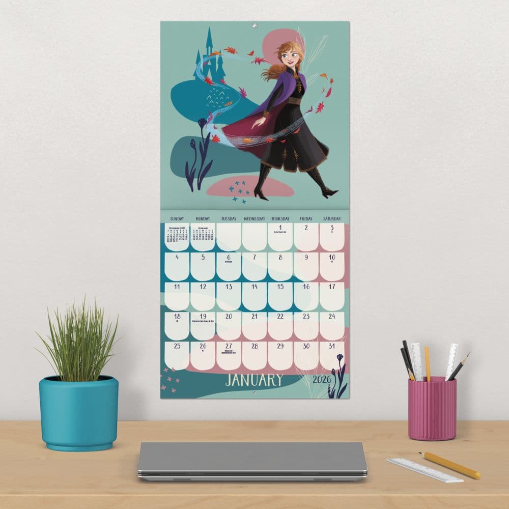 Disney Frozen 2026 Wall Calendar Fourth Alternate Image