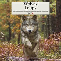 image Wolves Bilingual 2026 Wall Calendar Main Product Image