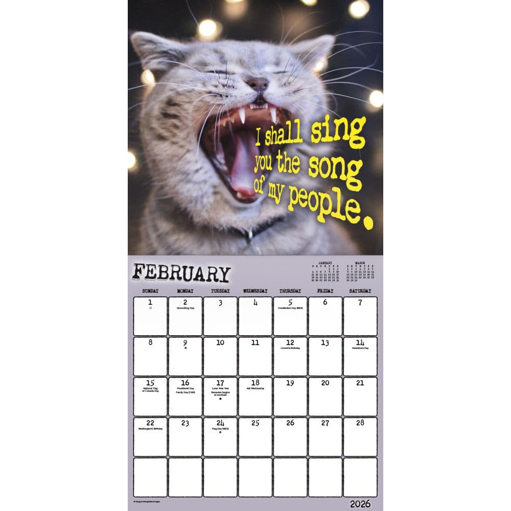 Snarcastic 2026 Wall Calendar Third Alternate Image
