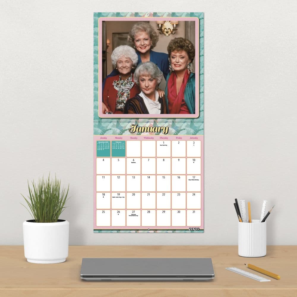 Golden Girls Exclusive with Bonus Print 2026 Wall Calendar Fourth Alternate Image