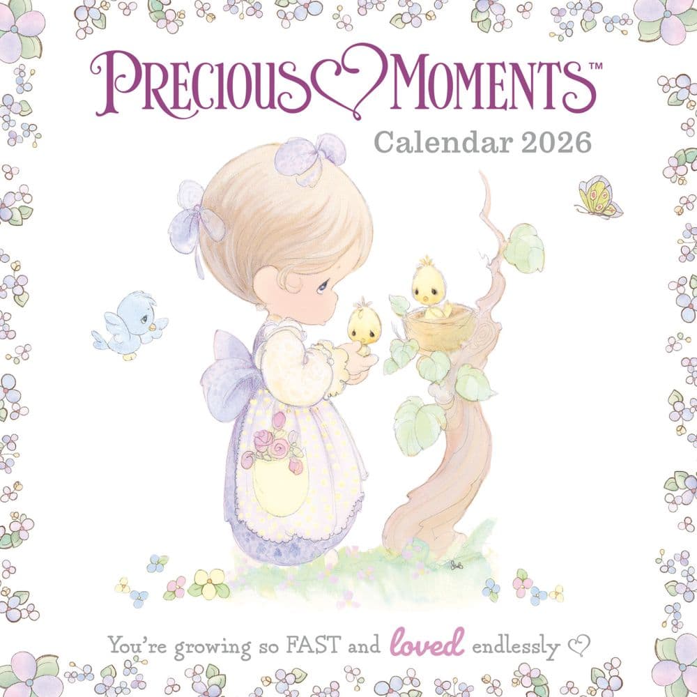 Precious Moments 2026 Mini Wall Calendar Main Product Image