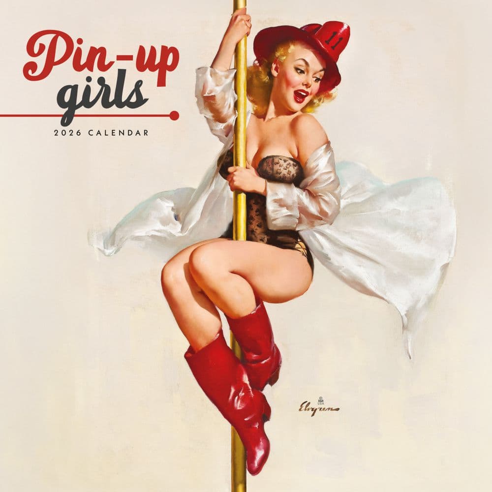 Pin Ups 2026 Wall Calendar Main Product Image