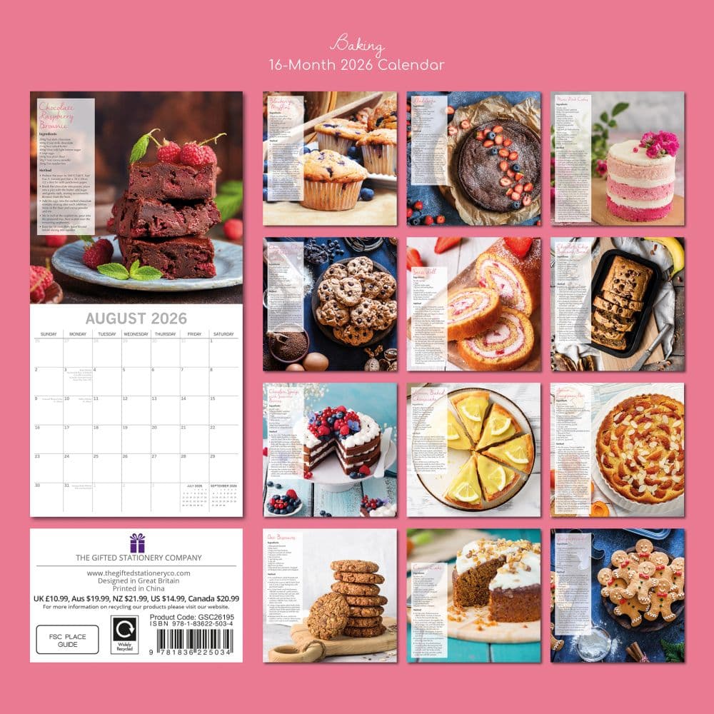Baking 2026 Wall Calendar First Alternate Image