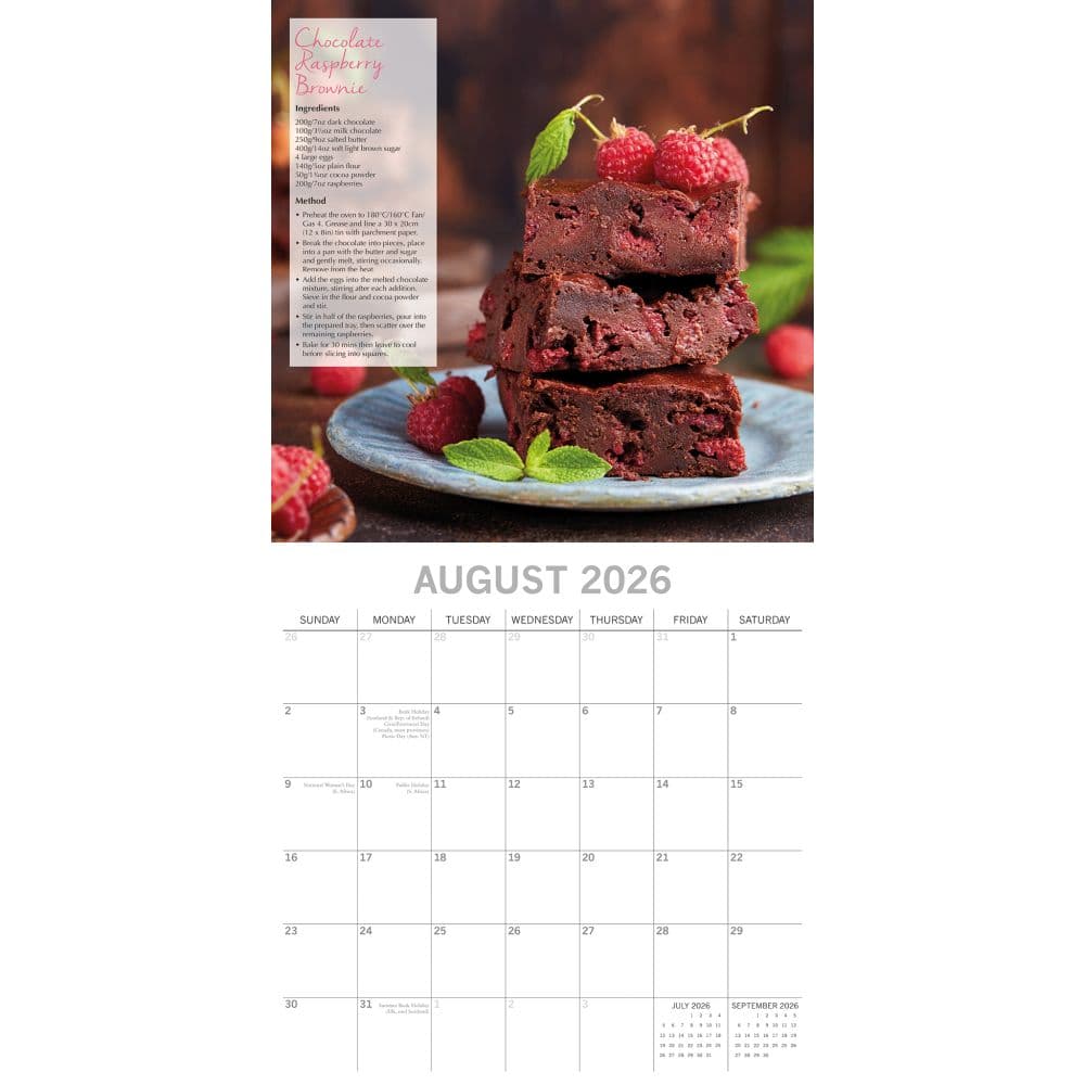 Baking 2026 Wall Calendar Third Alternate Image