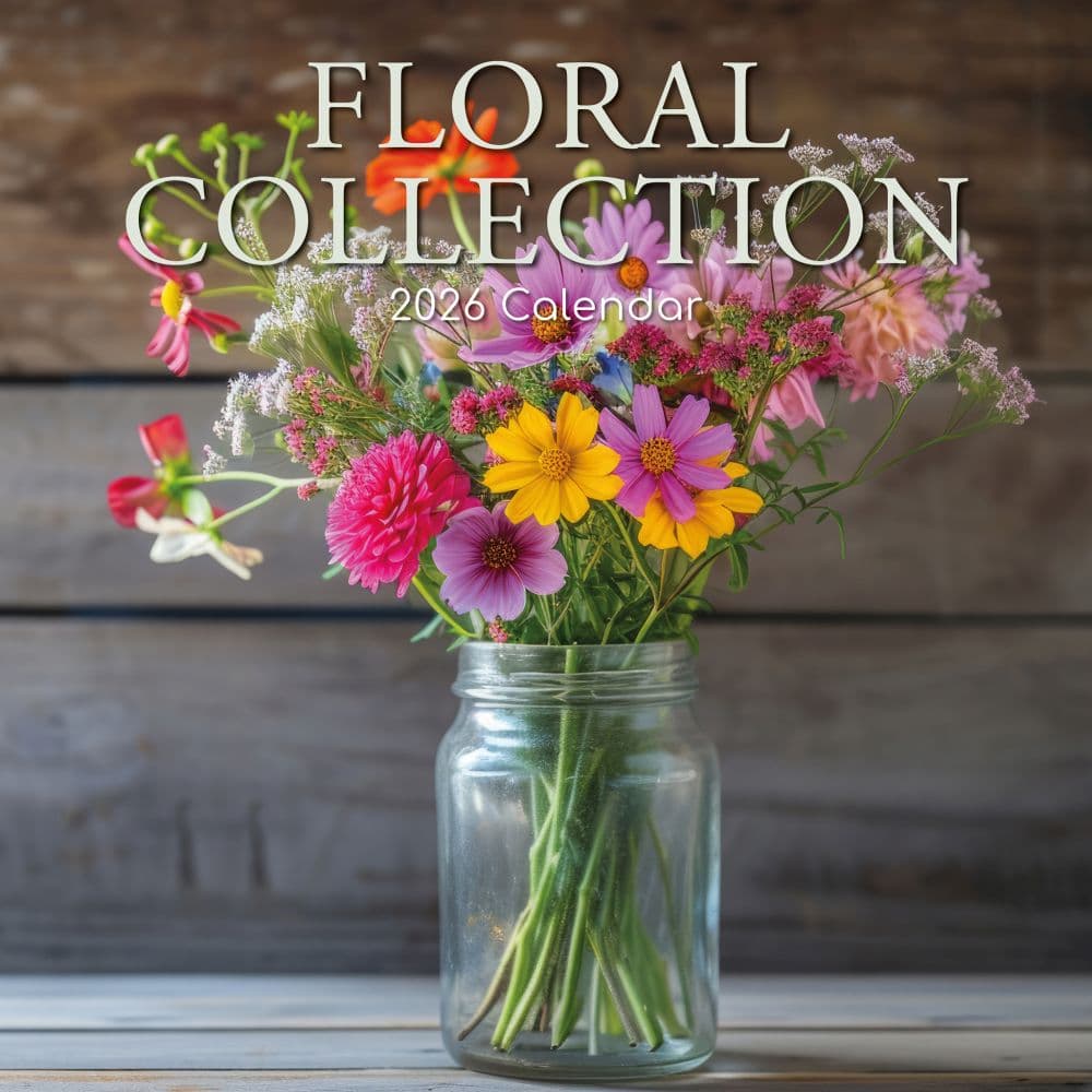 Floral Collection 2026 Wall Calendar Main Product Image