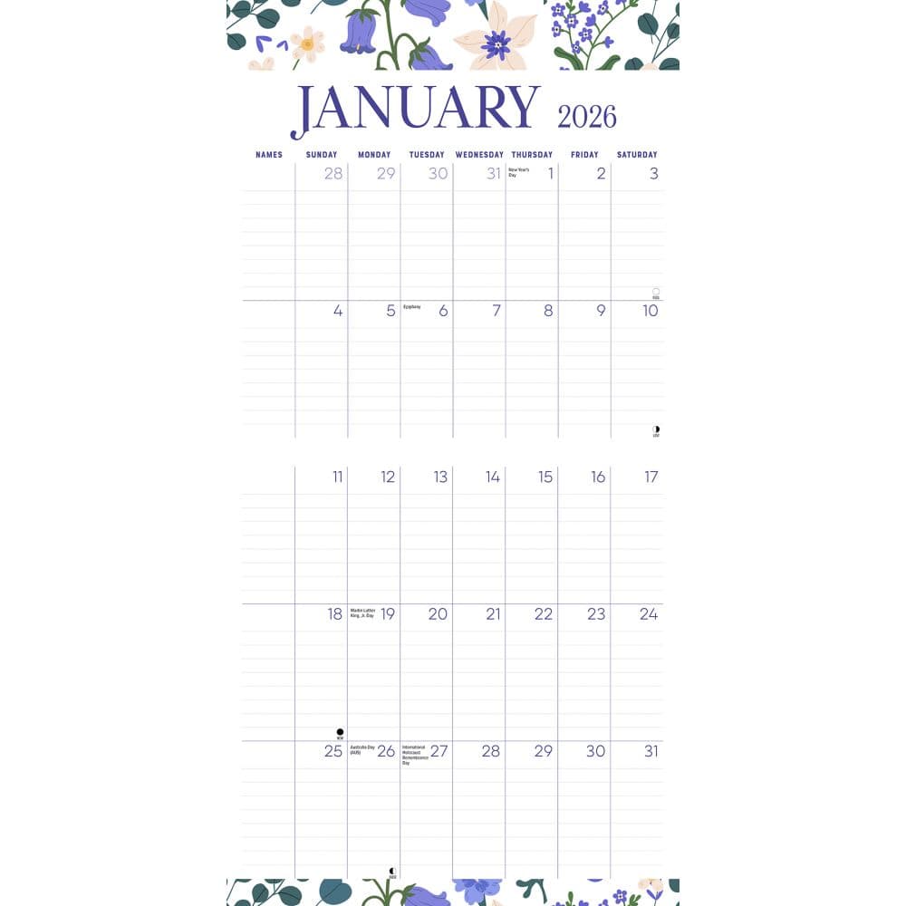Moms Planner Special Value 2026 Wall Calendar Second Alternate Image