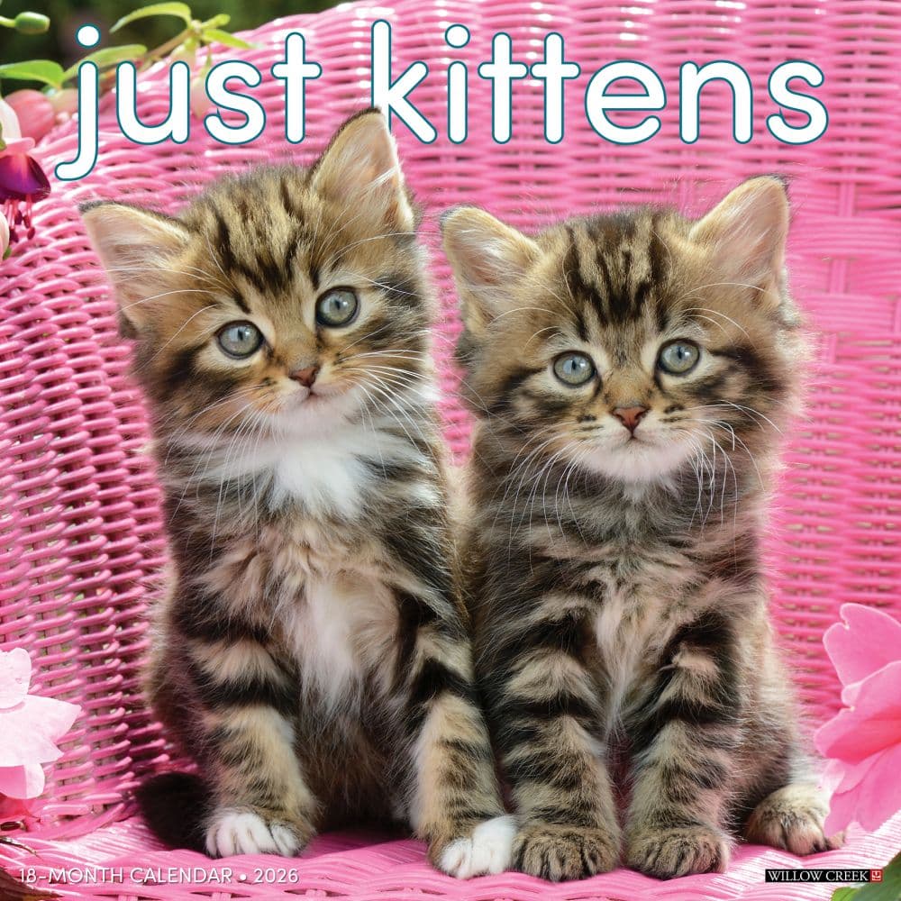  Just Kittens 2026 Wall Calendar - Calendars.com Illustration 
